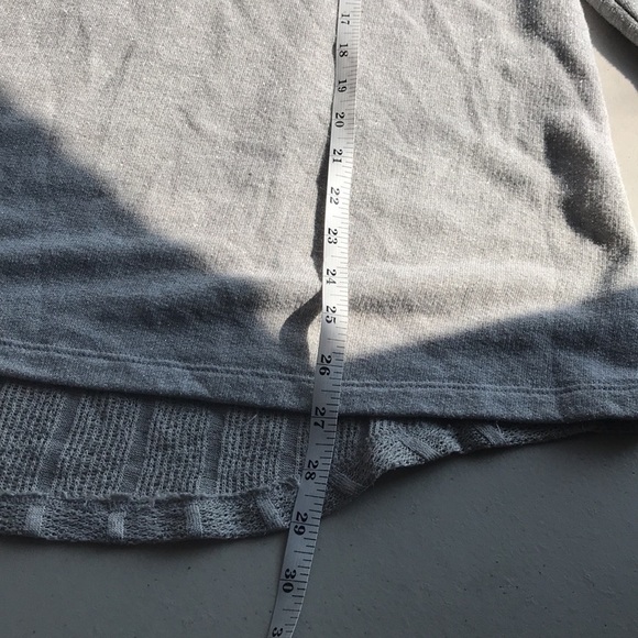 EXTRA Touch gray 3/4 sleeve loose knit back sweater size 3X - Picture 8 of 10